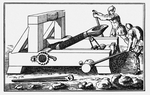 Unbekannter Künstler - Katapult des Archimedes. Aus: Historien von Polybios