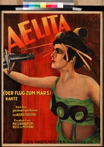 Unbekannter Künstler - Filmplakat Aelita von Jakow Protasanow