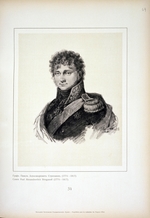 Unbekannter Künstler - Porträt von Pawel Alexandrowitsch Graf Stroganow (1774-1817)
