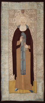 Unbekannter Meister - Heiliger Dmitri Priluzki (Kirchliche Stickerei)