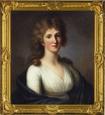 Tischbein, Johann Friedrich August - Porträt von Sara Anna von Miltitz (1774-1819)