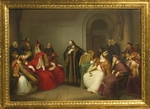 Unbekannter Künstler - Jan Hus vor dem Konstanzer Konzil