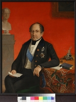 Unbekannter Künstler - Porträt von Fürst Alexander Nikolajewitsch Golizyn (1773-1844)