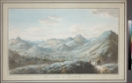 Geissler, Christian Gottfried Heinrich - Blick auf die Bergkette Taraktasch