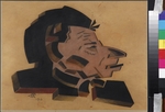 Kulbin, Nikolai Iwanowitsch - Porträt von Wsewolod Meyerhold (1874-1940)