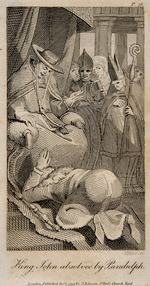 Blake, William - Pandolf kündigt dem Johann die Exkommunizierung an (Nach Heinrich Füssli)