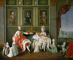 Werlin (Verlin), Wenzel (Venceslao) - Großherzog Pietro Leopoldo von Toskana und Maria Ludovica von Spanien mit Kinder