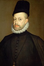 Sánchez Coello, Alonso - Porträt von König Philipp II. von Spanien und Portugal (1527-1598)