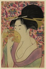 Utamaro, Kitagawa - Transparenter Haarkamm