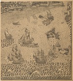 Unbekannter Künstler - Die Flotte Peters des Grossen in der Onega-Bucht