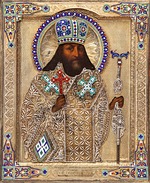 Russische Ikone - Heiliger Theodosius von Tschernigow