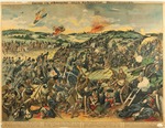 Unbekannter Künstler - Die Schlacht bei der Festung Iwangorod