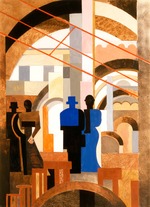 Exter, Alexandra Alexandrowna - Bühnenbildentwurf