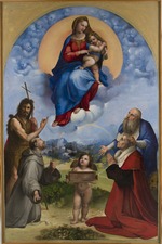 Raffael (Raffaello Sanzio da Urbino) - Madonna von Foligno