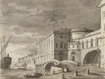 Gonzaga, Pietro di Gottardo - Das Eremitage-Theater in Sankt Petersburg (Entwurf eines Vorhangs)