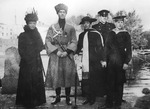 Unbekannter Fotograf - Kaiserinwitwe Maria Fjodorowna, Großfürst Michail Alexandrowitsch, Großfürstin Xenia Alexandrowna mit Kinder Fjodor und Nikita