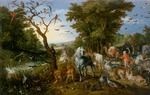 Brueghel, Jan, der Ältere - Der Einzug der Tiere in die Arche Noah