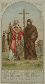 Unbekannter Künstler - Die Heiligen Kyrill und Methodius