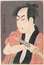 Sharaku, Toshusai - Ichikawa Omezo I. als Yakko Ippei im Theaterstück Play Koinyobo Somewake Tazuna