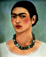 Kahlo, Frida - Selbstbildnis mit Halskette