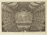 Vasi, Giuseppe - Die Aufführung von La Serenata im Palazzo Reale (Königspalast) von Neapel