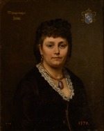 Harlamow (Harlamoff), Alexei Alexejewitsch - Porträt von Jelisaweta Franzewna Schivre (1832-1896)