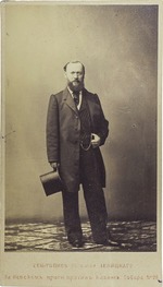 Unbekannter Fotograf - Porträt von Dramatiker Alexander Nikolajewitsch Ostrowski (1823-1886)