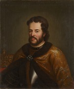 Unbekannter Künstler - Porträt des Zaren Iwan V. Alexejewitsch (1666-1696)