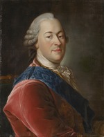 Unbekannter Künstler - Porträt von Graf Michail Illarionowitsch Woronzow (1714-1767)