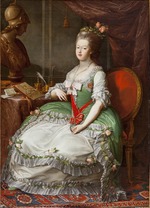 Pullman, J.G. - Porträt der Großfürstin Maria Feodorowna von Russland (Sophia Dorothea Prinzessin von Württemberg) (1759-1828)