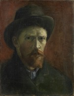 Gogh, Vincent, van - Selbstbildnis mit Filzhut