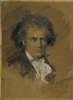 Unbekannter KÃ¼nstler - Porträt von Ludwig van Beethoven (1770-1827)