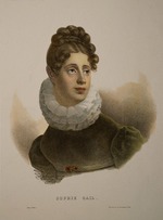 Le Villain, François - Porträt von Sängerin und Komponistin Edmée Sophie Gail (1775-1819)