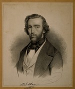 Baugniet, Charles-Louis - Porträt von Adolphe Sax (1814-1894)
