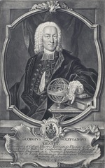 Haid (Hayd), Johann Jacob - Porträt von Physiker Georg Wolfgang Krafft (1701-1754)
