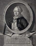 Unbekannter Künstler - Porträt von Jacob von Staehlin (1709-1785)