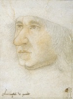 Bourdichon, Jean - Porträt von Louis Malet de Graville (1438-1516), Admiral von Frankreich
