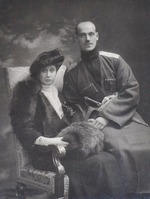 Unbekannter Fotograf - Gräfin Natalja Sergejewna Scheremetjewskaja mit Großfürst Michael von Russland