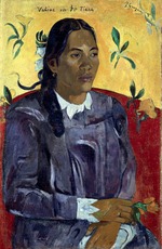 Gauguin, Paul Eugéne Henri - Vahine no te Tiare (Die Frau mit der Blume)