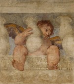 Veronese, Paolo - Engel, auf einer Balustrade sitzend