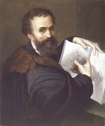 Piombo, Sebastiano, del - Porträt von Michelangelo Buonarroti