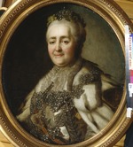 Voille, Jean Louis - Porträt der Kaiserin Katharina II. (1729-1796)