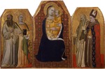 Puccio di Simone - Thronende Madonna mit Kind und Heiligen