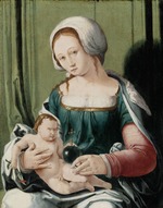 Leyden, Lucas, van - Madonna mit Kind