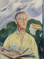 Munch, Edvard - Selbstbildnis mit Palette