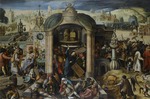 Bosch, Hieronymus, (Schule) - Jesus vertreibt die Wechsler aus dem Tempel