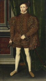 Scrots (Scrotes), William (Guillim) - Porträt von König Eduard VI. von England