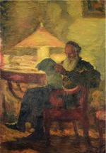 Pasternak, Leonid Ossipowitsch - Lew Tolstoi lesend