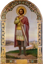 Russische Ikone - Heiliger Alexander Newski