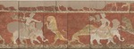 Sogdische Kunst - Wandmalerei aus dem Roten Saal des Palastes in Varachscha. Detail